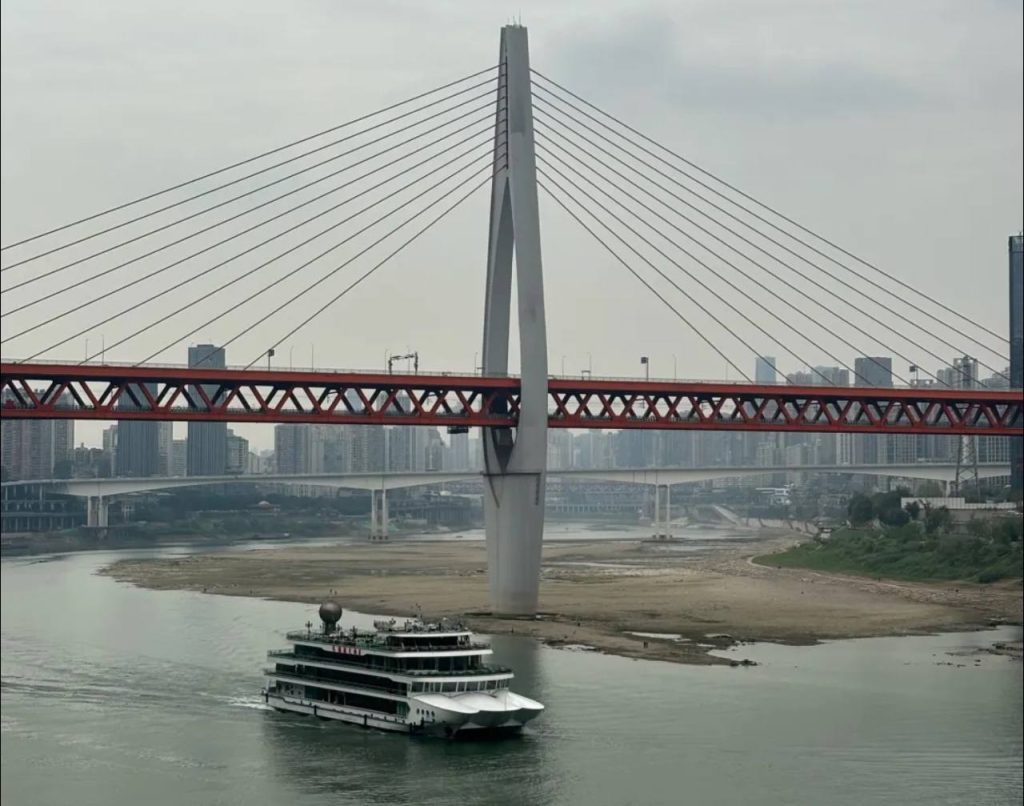Chaotianmen Dock in Chongqing two river China