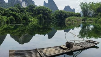 Li River in Guanxi Province and Li River cruise to Yangshuo