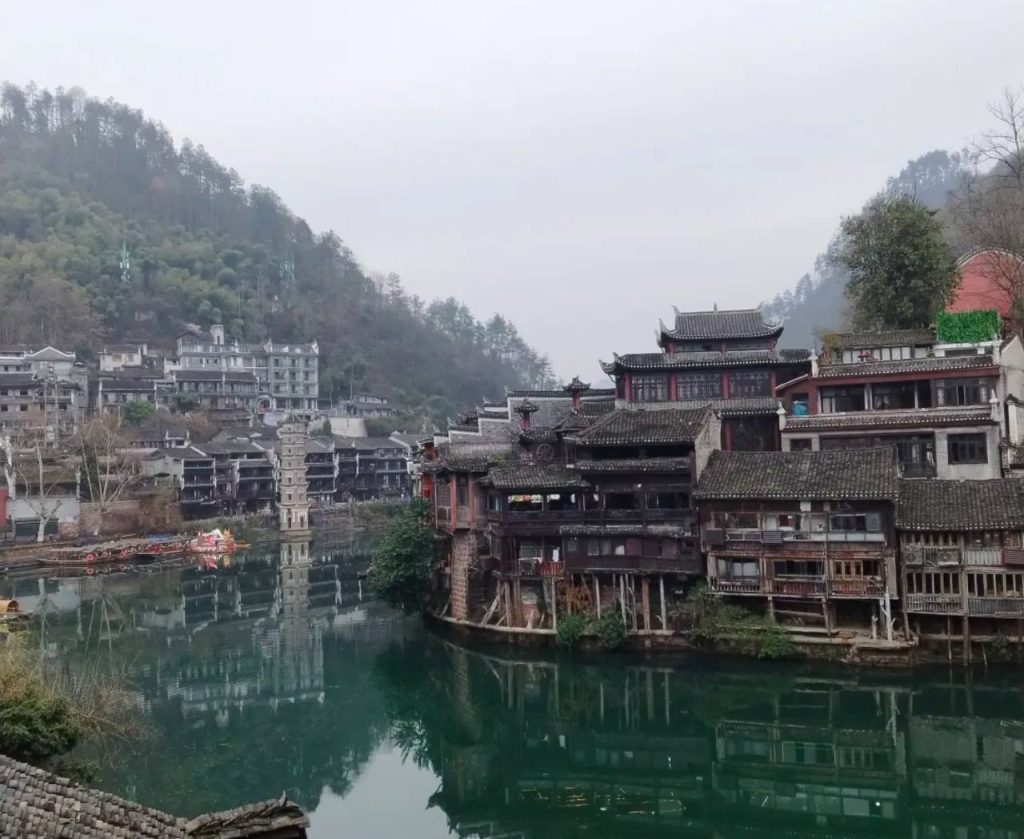 Phoenix Ancient Town river Hunan