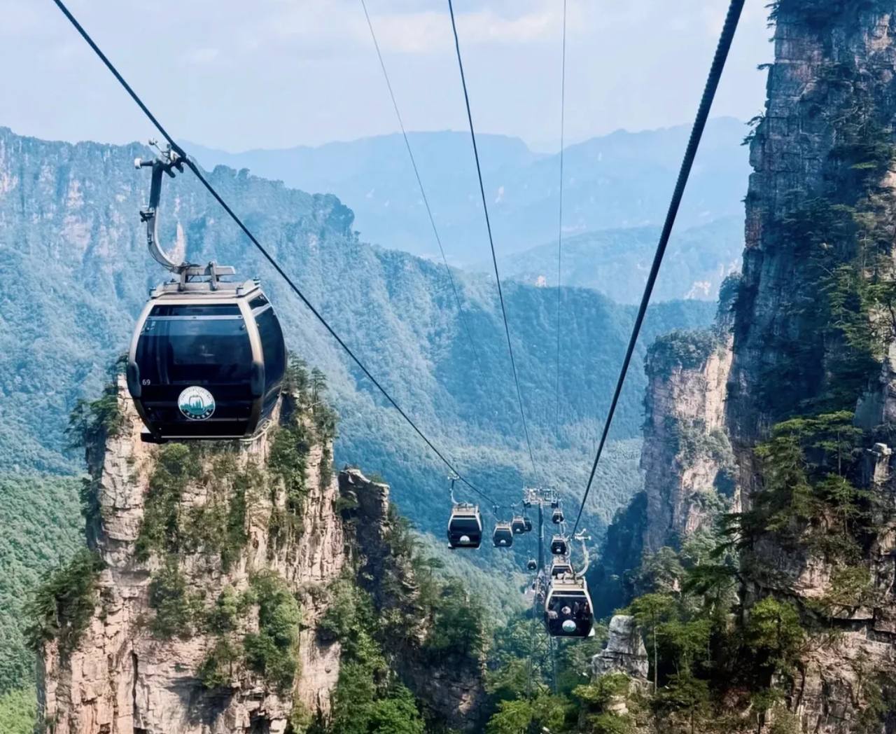 Zhangjiajie National Forest park cable car