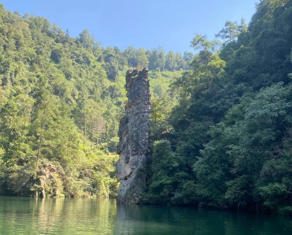 Baofeng Lake in Zhangjiajie Avatar Mountains Hunan