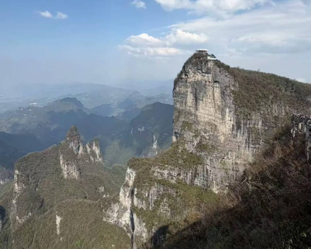 Tianmen Mountain Zhangjiajie view from the top
